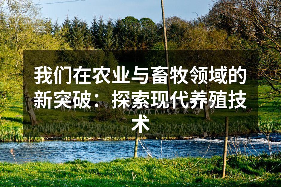 我们在农业与畜牧领域的新突破：探索现代养殖技术